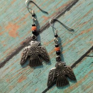 Native American inspired lead/nickel free Antiqued silver tone Earrings